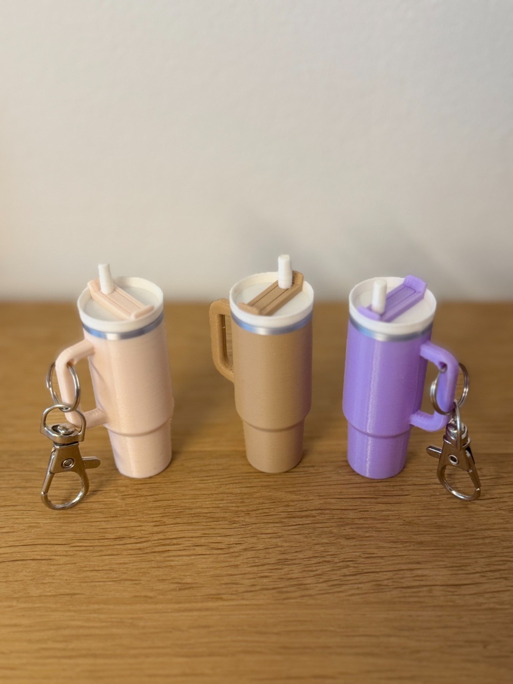 Mini Tumbler Keychain – Handmade 3D Printed